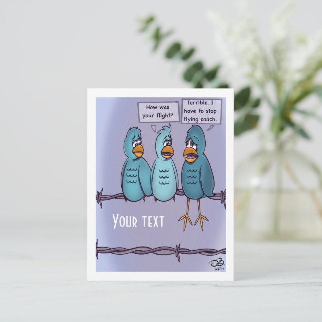 Flygträning Coach Vykort (Stående Fram)