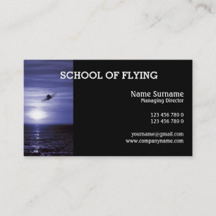 Flygträning PERSONALIZE Visitkort