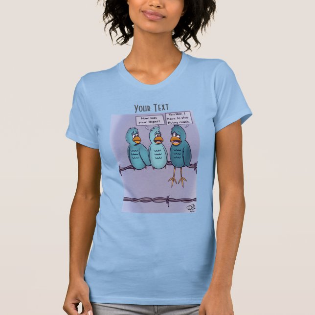 Flygträningskvinna T Shirt (Framsida)