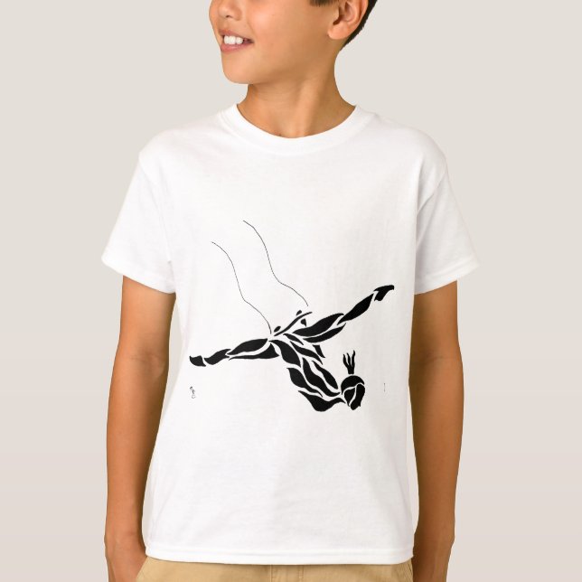 FlygTrapezesplittringar Tee Shirt (Framsida)