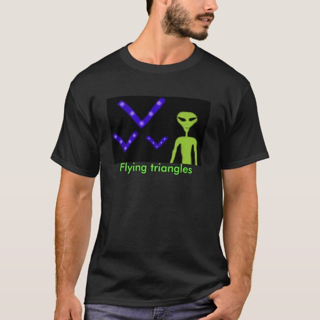 Flygtrianglar Tee (Framsida)