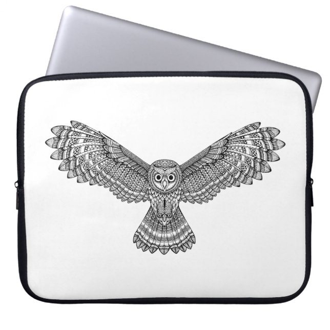 Flyguggla Zendoodle Laptop Fodral (Framsidan)