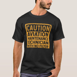 Flygunderhållstekniker utan filter t shirt