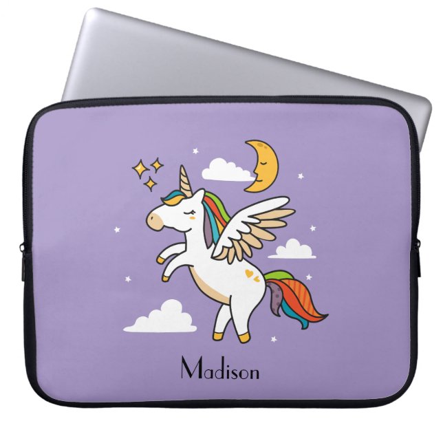 FlygUnicorn Laptop Sleeve (Framsidan)