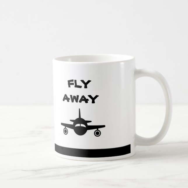 Flygväg - kaffe/Tea Mugg (Höger)