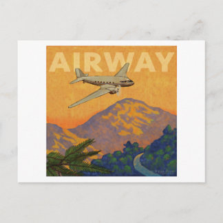 Flygväg Vykort