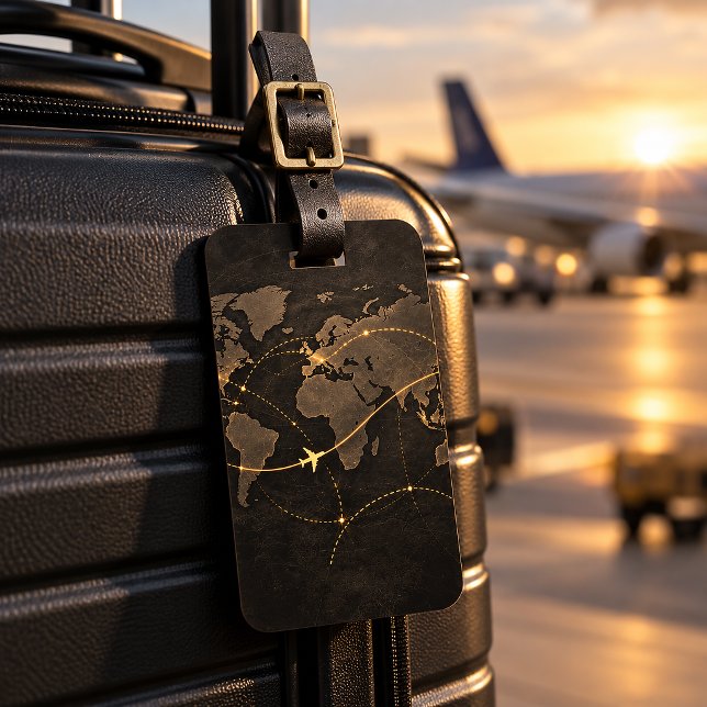 Flygvägs karta Aviation Bagagebricka (Skapare uppladdad)