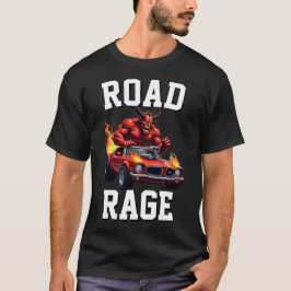 FLYGVÄGSRAGE AMERIKANSK MUSKELBILD T SHIRT