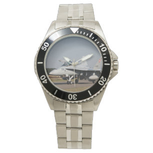 Flygvapen för F--18Abålgetingschweizare Armbandsur