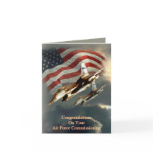 Flygvapen som bemyndigar hälsningkortet