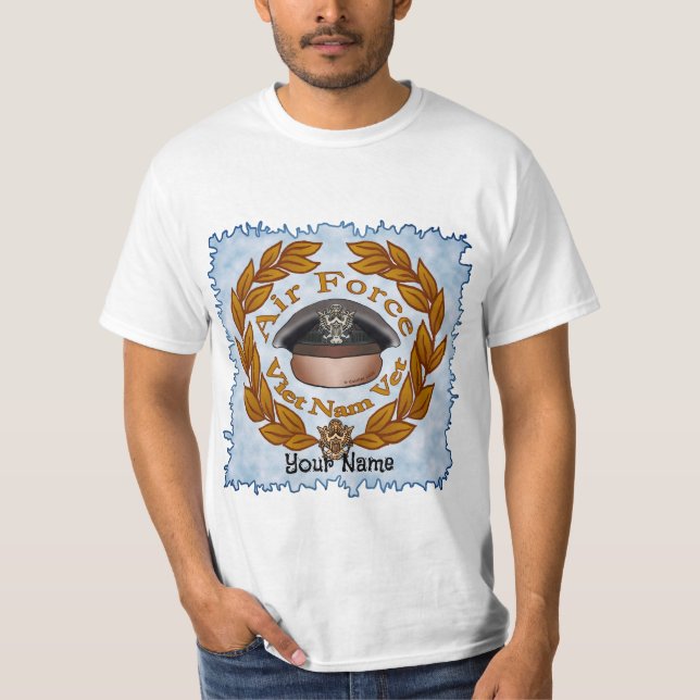 Flygvapen Vietnam-veteran T Shirt (Framsida)
