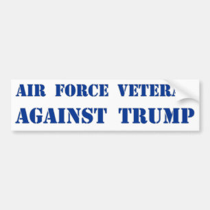 Flygvapenveteran mot trumfbildekal bildekal