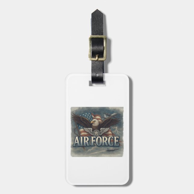 Flygvapnet (USAF) Bagagebricka (Vertikal Framsida)