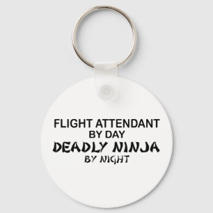Flygvärdinna dödliga Ninja Nyckelring