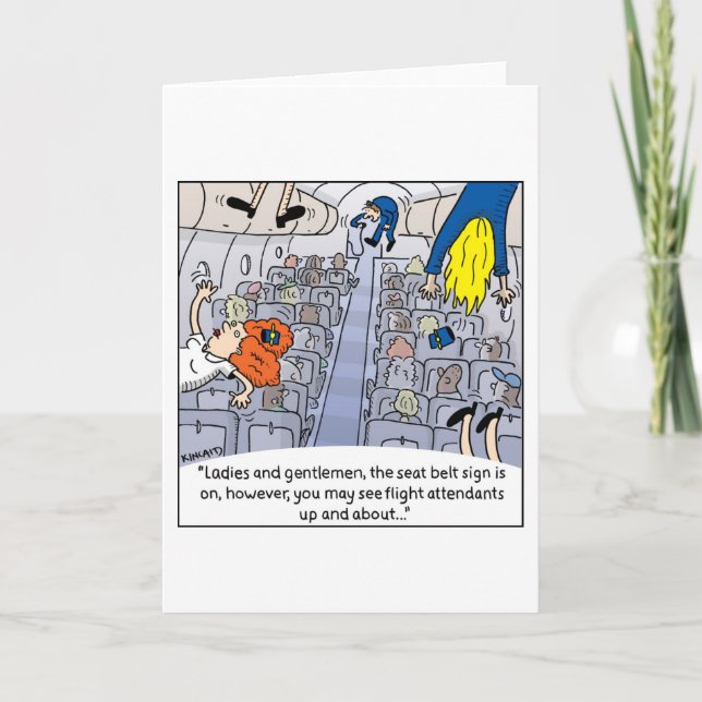 Flygvärdinnakort -- Upp och omkring Kort (Framsida)