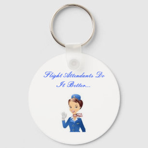 Flygvärdinnor gör det bättre… Keychain Nyckelring