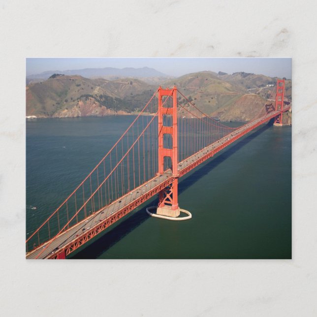 Flygvy av Golden Gate-bron 2 Vykort (Framsida)