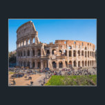 Flygvy Colosseum eller Coliseum Rom Italien Vykort<br><div class="desc">Colosseum eller Coliseum från Palatine Backe. Också känd som Flavian Amphitheater,  en oval amfitater i centrum av staden Rom,  Italien</div>