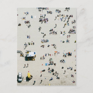 Flygvy över Bondi Beach, Sydney Australia Vykort