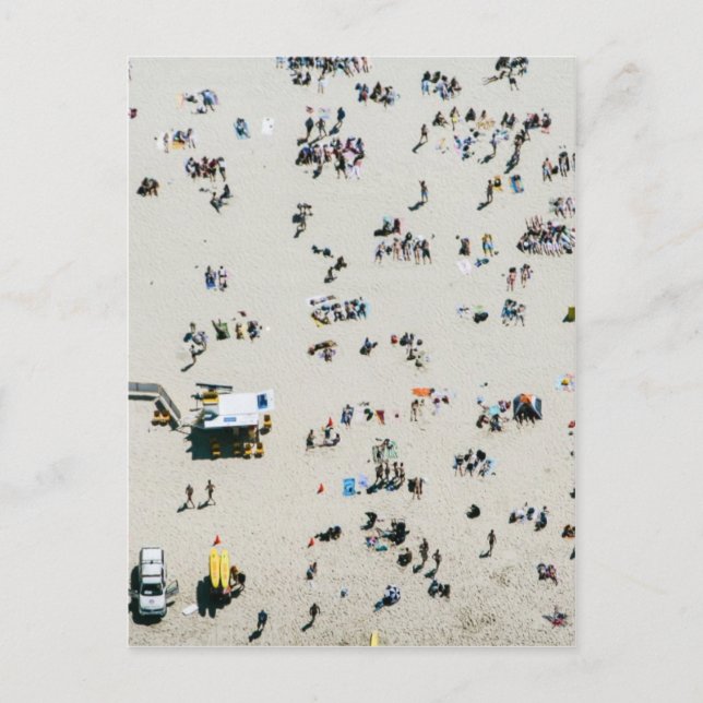 Flygvy över Bondi Beach, Sydney Australia Vykort (Framsida)