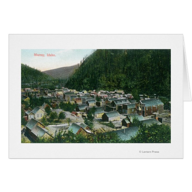 Flygvy över CityMurray, ID Hälsningskort (Framsidan Horizontal)