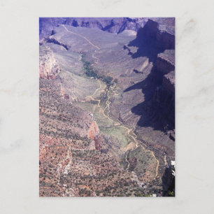 Flygvy över Grand Canyon i Arizona Vykort