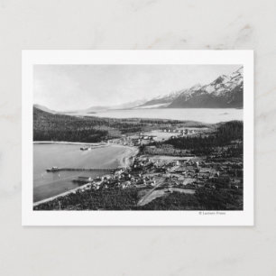 Flygvy över Haines, Alaska, plats för Haines Vykort