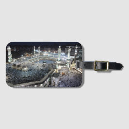 Flygvy över Hajj Pilgrims vid Kaaba, Mecca Bagagebricka