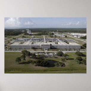 Flygvy över Kennedy Space Center Poster