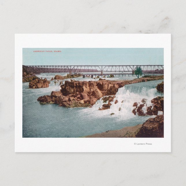 Flygvy över skärmarna och bron vykort (Framsida)