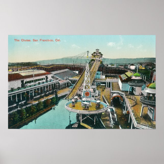 Flygvy över växlar poster (Framsidan)