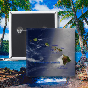Flygvy på Hawaiianska öarna Knapp