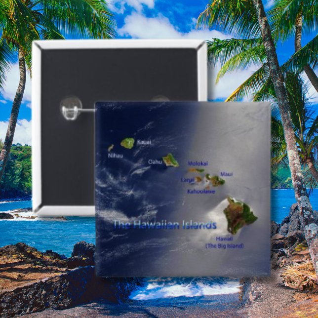 Flygvy på Hawaiianska öarna Knapp (aerial view of Hawaii)