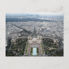 Flygvy Paris vykort