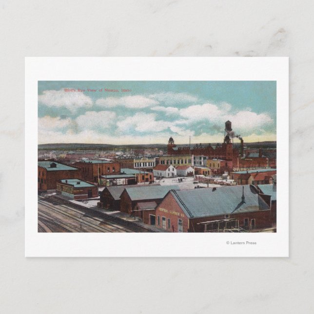 Flygvy, Tåg TracksNampa, ID Vykort (Framsida)