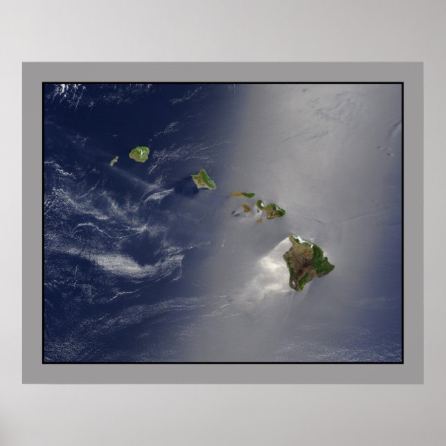 Flygvyn på Hawaii Archipelago Poster (Framsidan)