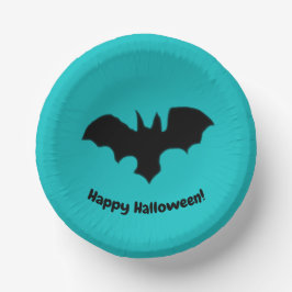 Flying Bat on Teal