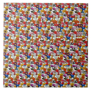 FLYING BIRD STEREOGRAM 4,25x4,25, 6x6 tum Kakelplatta