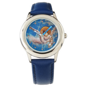 FLYING CHRISTMAS ANGEL I BLÅ HIMMEL ARMBANDSUR