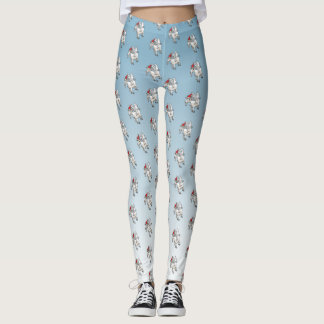 Flying Goat's Christmas Leggings