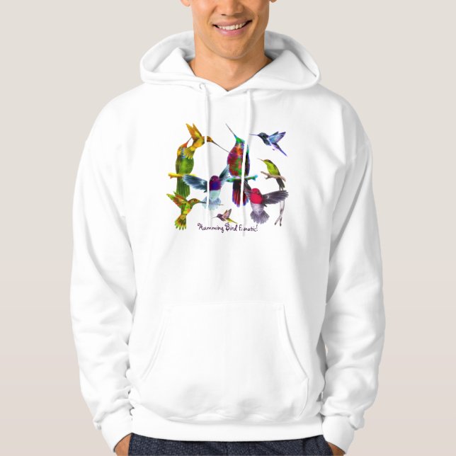 FLYING HUMMING-FÅGLAS ROLIGT HOODIE (Framsida)