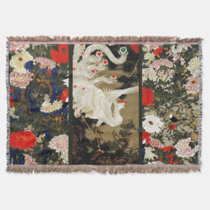 FLYING KÄRLEK PHOENIX,Feathers,Hearts Alla hjärtan Filt