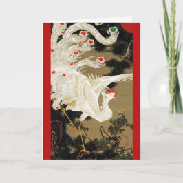 FLYING KÄRLEK PHOENIX,Feathers,Hearts Alla hjärtan Helgkort