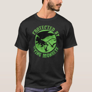 Flying Monkey Witch Gift Protected by Flying Monke T Shirt