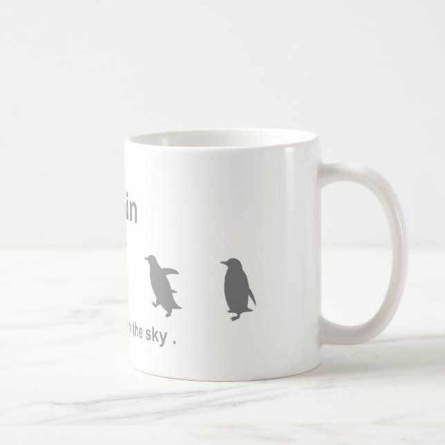Flying Penguin2 g5 Kaffemugg (Höger)
