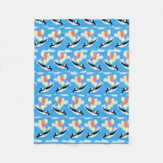 Flying Penguin Teddy Bear Fleecefilt