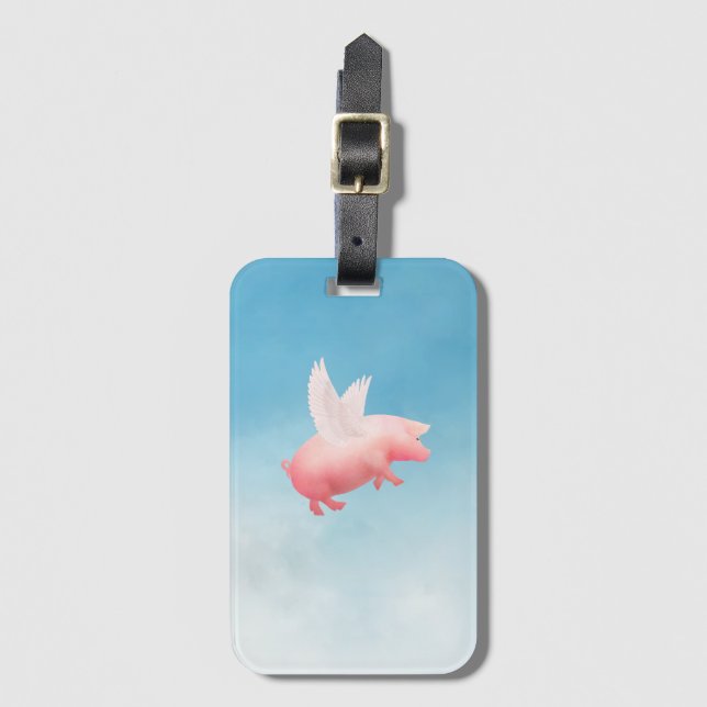 Flying Pig Bagagebricka (Framsida vertikal)