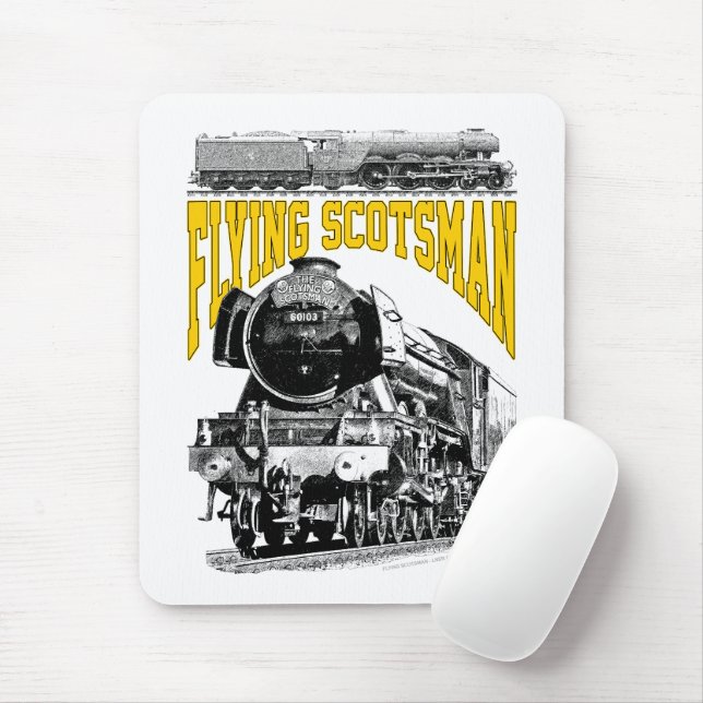 Flying Scotsman ånglok. 1923 LNER tåg Musmatta (Med mus)