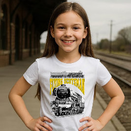 Flying Scotsman ånglok. 1923 LNER tåg T Shirt