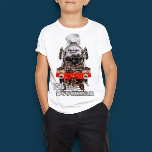 Flying Scotsman – Ånglokomotivillustration T Shirt